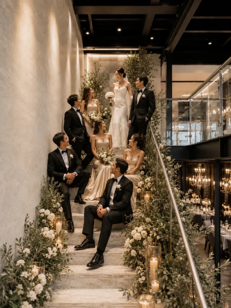 wedding entourage